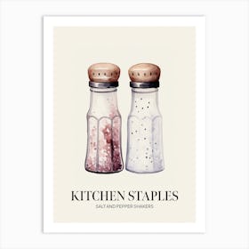 Kitchen Staples Salt And Pepper Shakers 1 Art Print