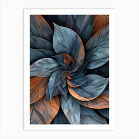 Abstract Flower 26 Art Print