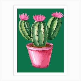 Watercolor Cactus Art Print