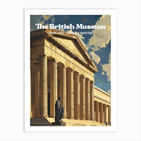 British Museum London Art Illustration Art Print