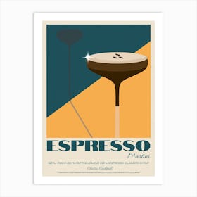 The Espresso Martini Art Print