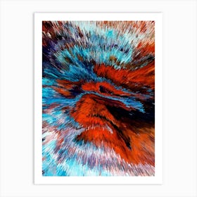 Acrylic Extruded Painting 419 Art Print