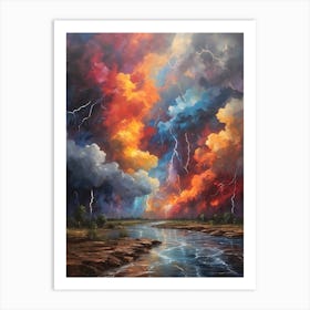 Lightning Storm 1 Art Print