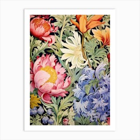 William Morris Flowers 1 Art Print