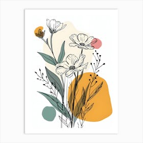 Flowers In A Vase 88 Art Print