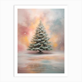 Ai Generated Christmas Tree Art Print