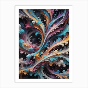 Abstract Painting~ Escape Clause ~ Reimagined 13 Art Print