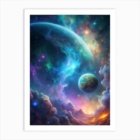 Nebula Art Print