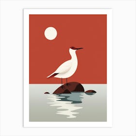 Minimalist Canvasback 1 Illustration Art Print