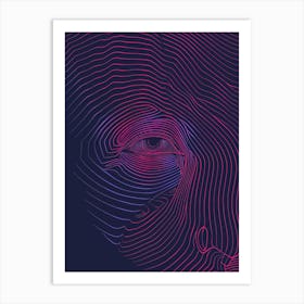 Eye Of A Man 2 Art Print