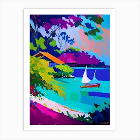 Koh Phayam Thailand Colourful Painting Tropical Destination Art Print