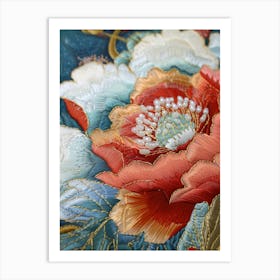 Chinese Embroidery 11 Art Print