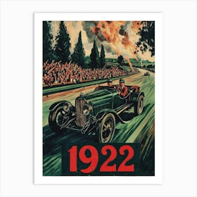 Aihrgdesign A Vintage Sports Poster For A 1922 Automobile Ral E182a2e3 Deb6 4f4a 8400 2aec5e6aa632 1 Art Print