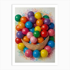 Easter Basket Art Print