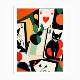 Playing Cards 1 Art Print