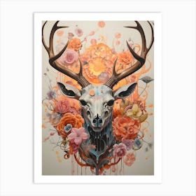 Deer Head 1 Art Print