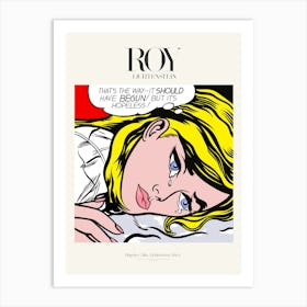 Hopeless Poster |Roy Lichtenstein 1964 Art Print