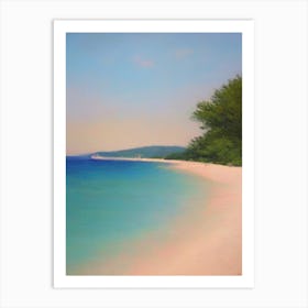 Zlatni Rat Beach Croatia Monet Style Art Print