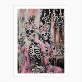 Day Of The Dead Skeletons Art Print