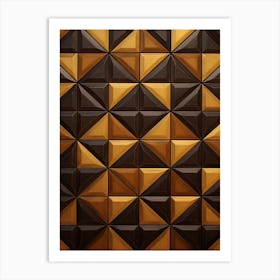 Geometric Pattern Illustration 9 Art Print