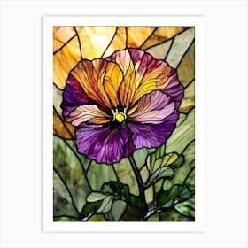 Pansies 4 Art Print