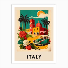 Italy Vintage Travel Poster Art Print