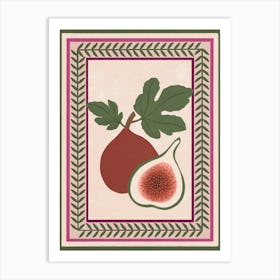 Figs And Leaves Art Print