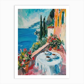 Amalfi Coast Espresso Made In Italy 1 Art Print