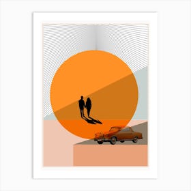 Come With Me Darling Art Print