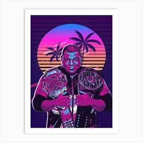 Keith Lee North 80s Retro Art Print