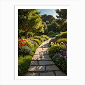 Garden Path 6 Art Print