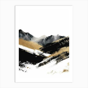 Abstract Of Mountains 3 Art Print