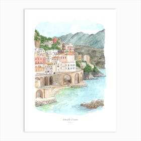 Italy Amalfi Coast Art Print