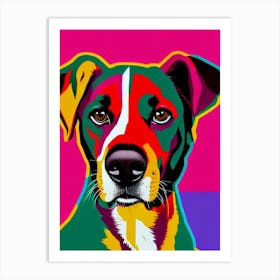 Treeing Walker Coonhound Andy Warhol Style Dog Art Print