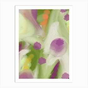 Colorful Splashes Abstract Art Print