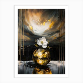 'Golden Flower' Art Print