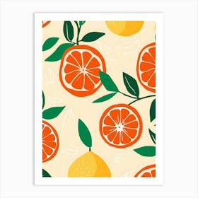 Oranges And Lemons Art Print