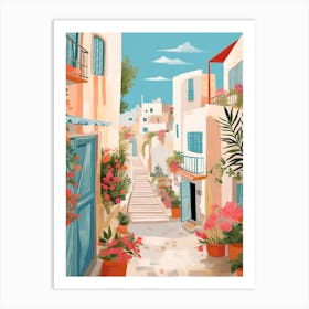 Tunis Tunisia 3 Illustration Art Print