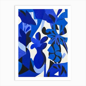 Blue Flowers 3 Art Print