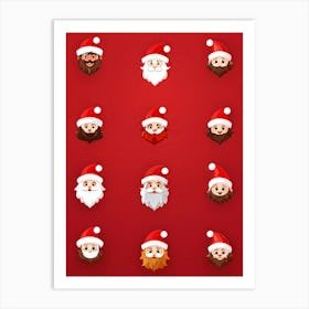 Decorative Style Holiday Set Tradition Traditional Bubo Wear Festive Icon Season Clothing (35) Art Print