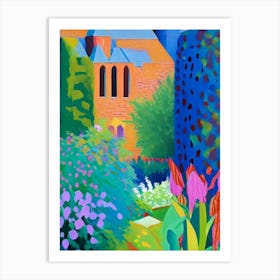 Sissinghurst Castle Garden, United Kingdom Abstract Still Life Art Print