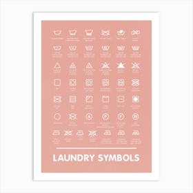 Bohemian Guide To Laundry Care Art Print