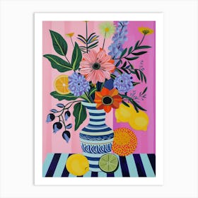 Flowers In A Vase 30 Art Print