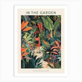 In The Garden Poster San Diego Botanical Garden 4 Art Print