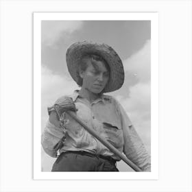 Sharecropper Woman Worker, Southeast Missouri Farms By Russell Lee Art Print