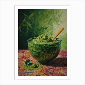 Matcha Green Tea Art Print