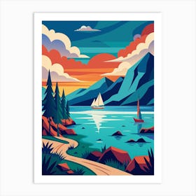 Open Water Art Print art print Art Print