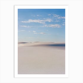 White Sands New Mexico Sunrise V on Film Art Print