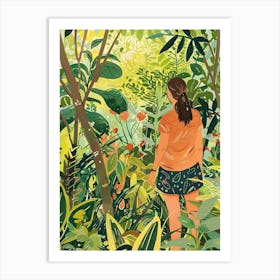 In The Garden Smith College Botanic Garden Usa 1 Art Print