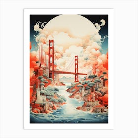 Bay Area Beauty: Golden Gate Bridge's San Francisco Art Print